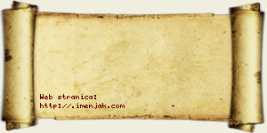 Nina Adamac vizit kartica